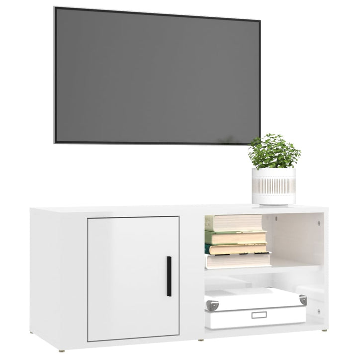 Tv-Bänk 80X31,5X36 Cm Konstruerat Trä