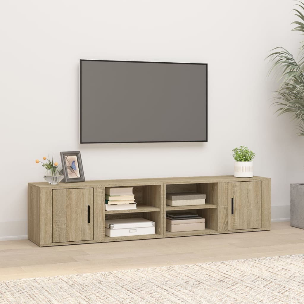 Tv-Bänk 80X31,5X36 Cm Konstruerat Trä