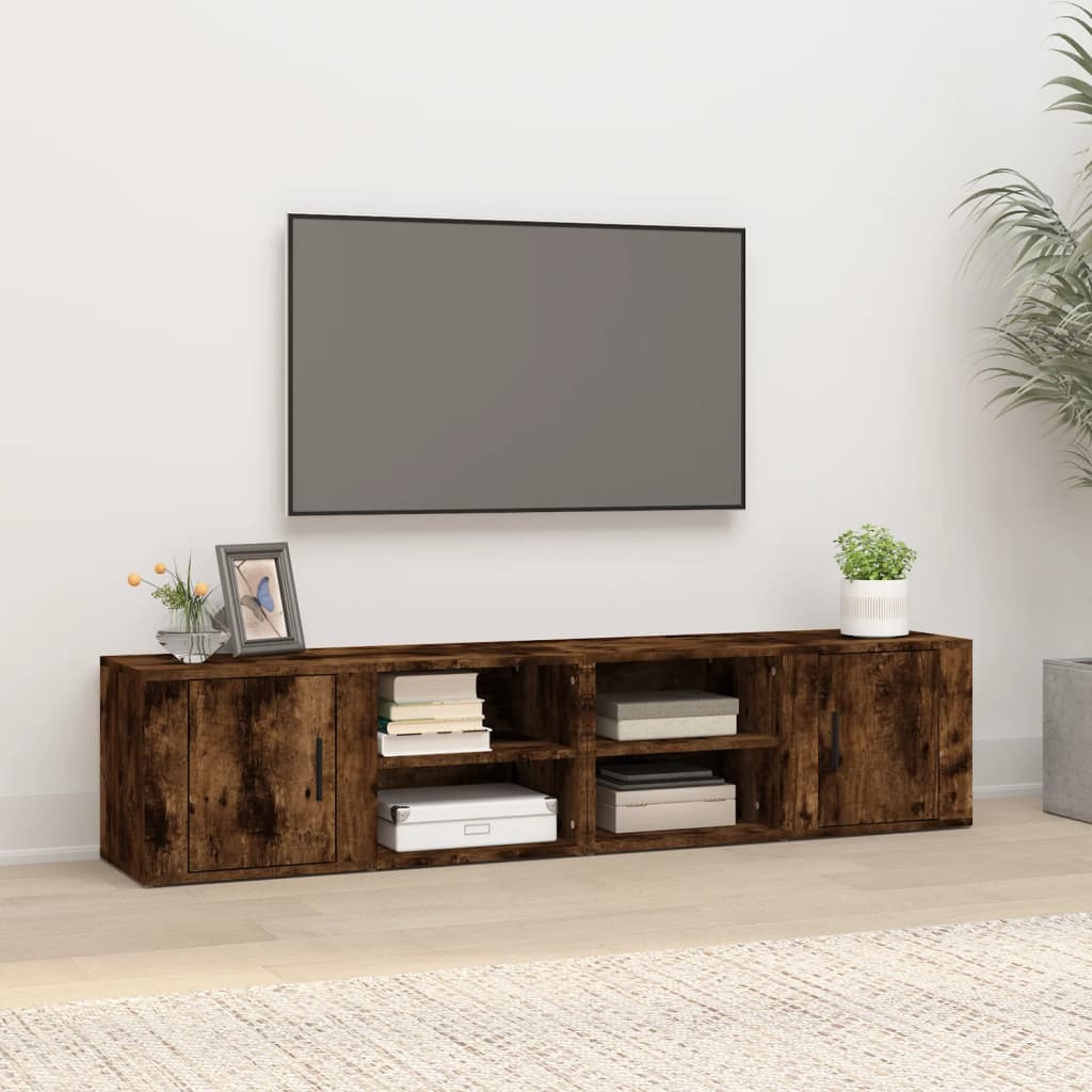 Tv-Bänk 80X31,5X36 Cm Konstruerat Trä