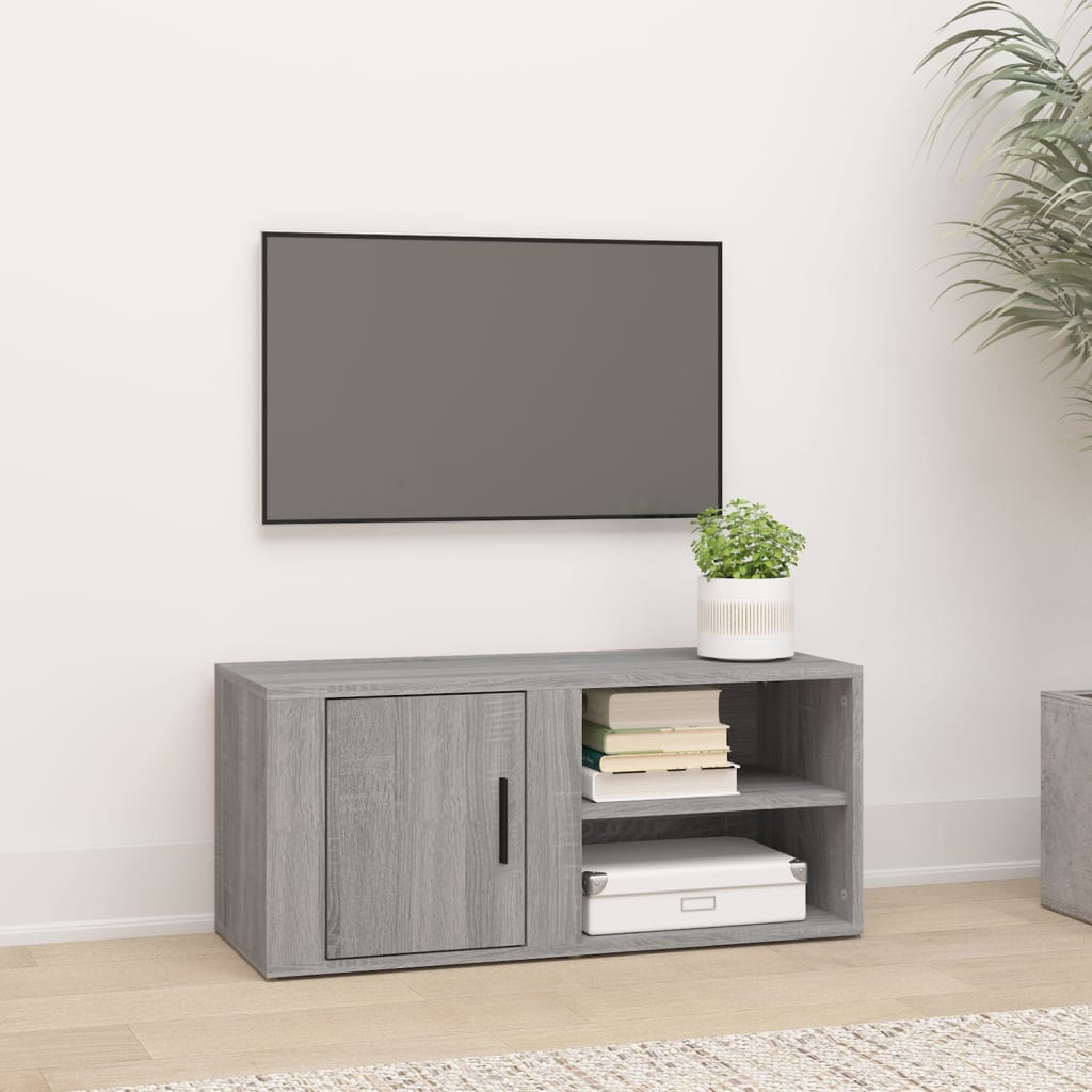 Tv-Bänk 80X31,5X36 Cm Konstruerat Trä