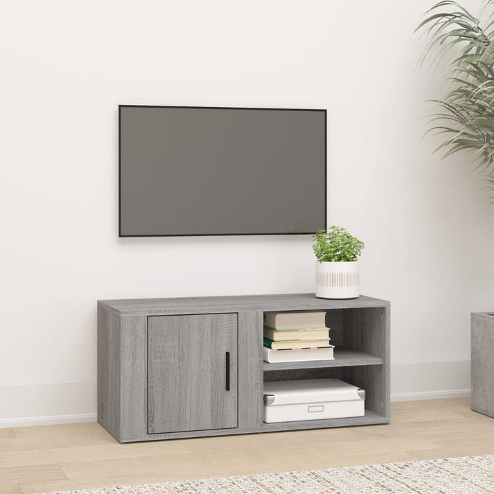 Tv-Bänk 80X31,5X36 Cm Konstruerat Trä