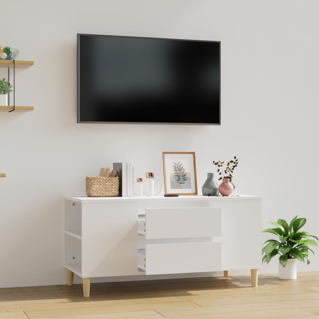 Tv-Bänk 102X44,5X50 Cm Konstruerat Trä