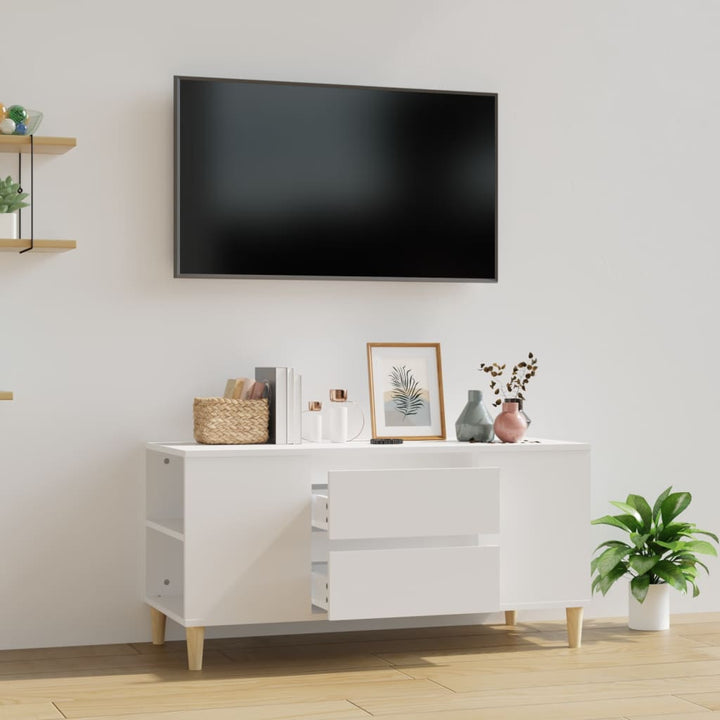 Tv-Bänk 102X44,5X50 Cm Konstruerat Trä