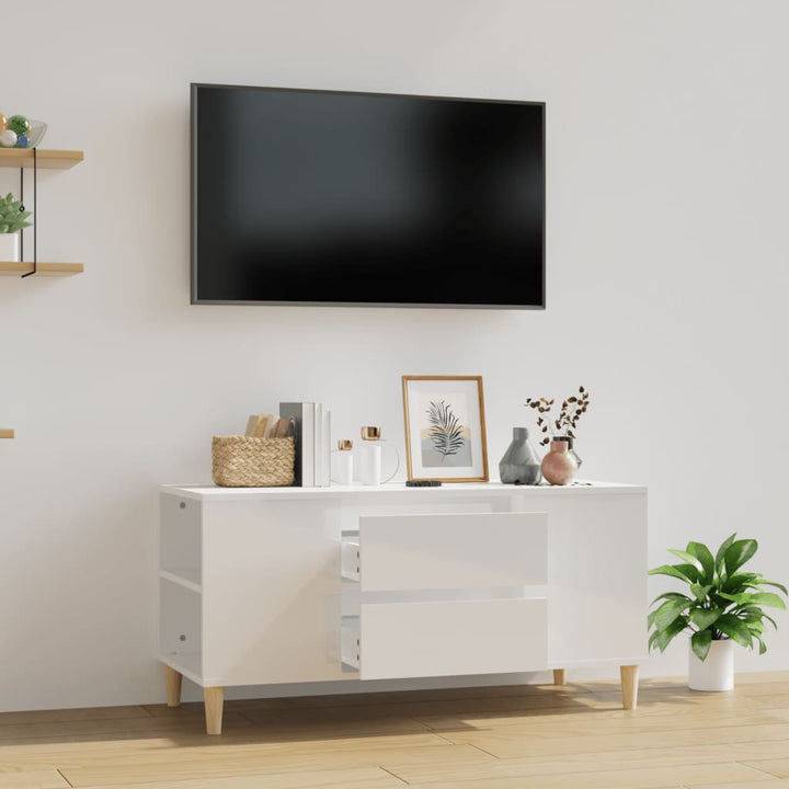 Tv-Bänk 102X44,5X50 Cm Konstruerat Trä