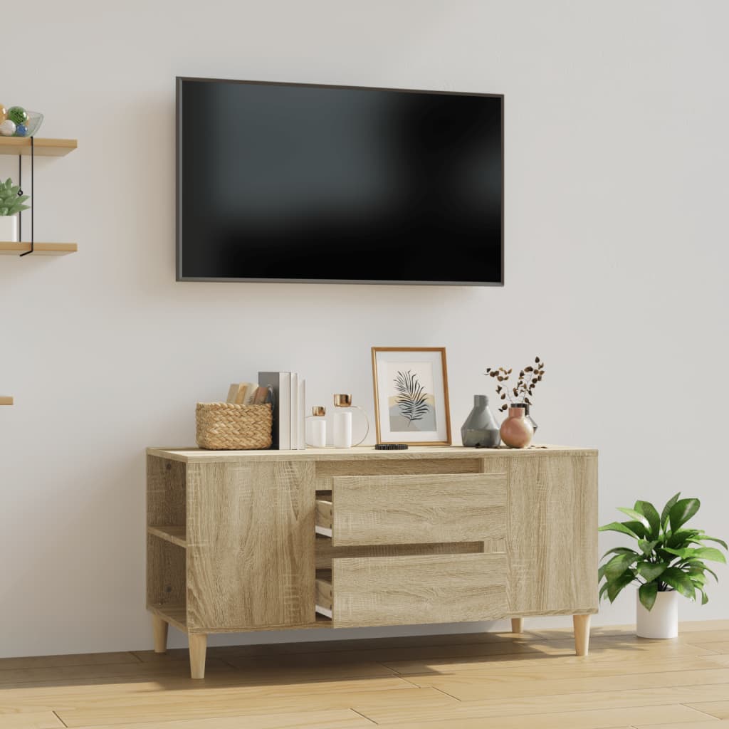 Tv-Bänk 102X44,5X50 Cm Konstruerat Trä
