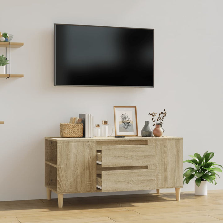 Tv-Bänk 102X44,5X50 Cm Konstruerat Trä