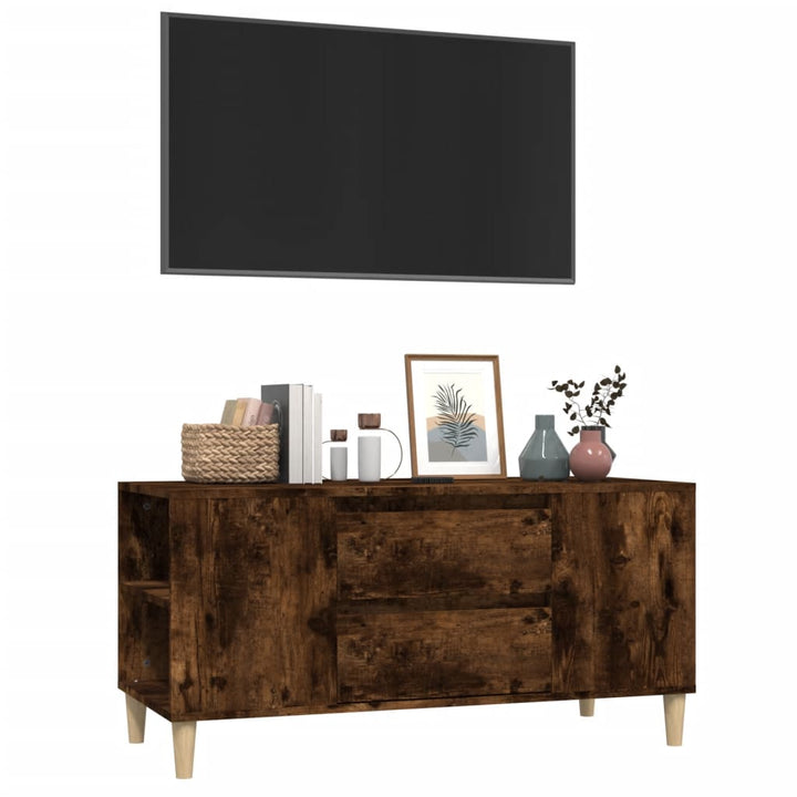 Tv-Bänk 102X44,5X50 Cm Konstruerat Trä