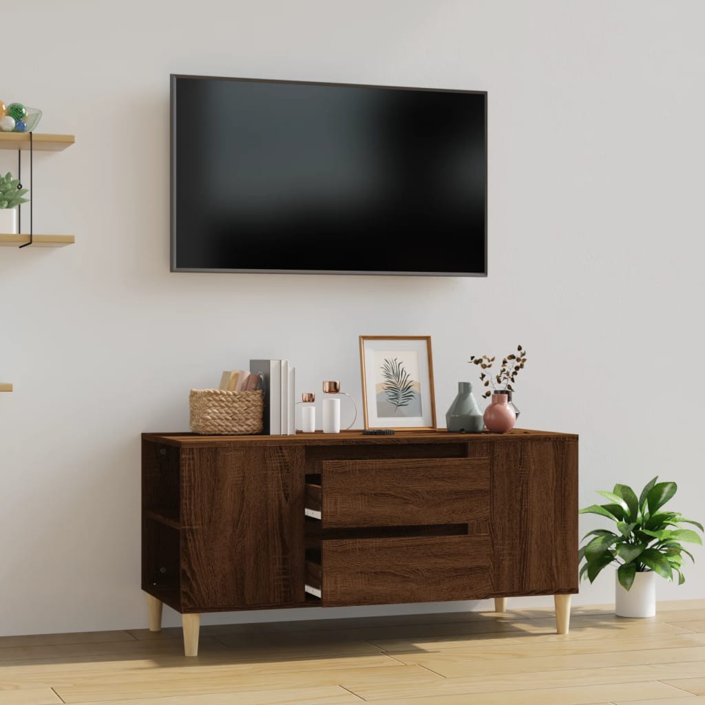 Tv-Bänk 102X44,5X50 Cm Konstruerat Trä