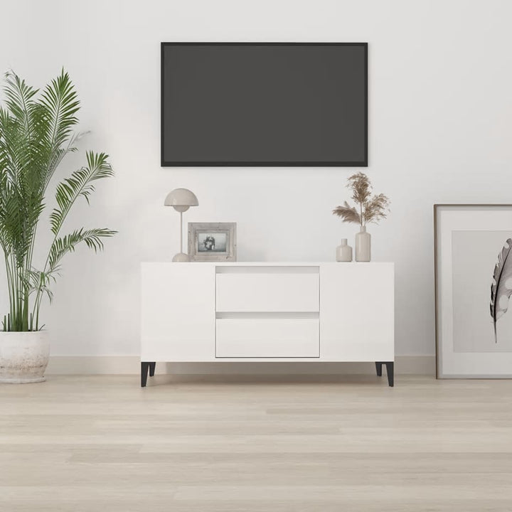 Tv-Bänk 102X44,5X50 Cm Konstruerat Trä