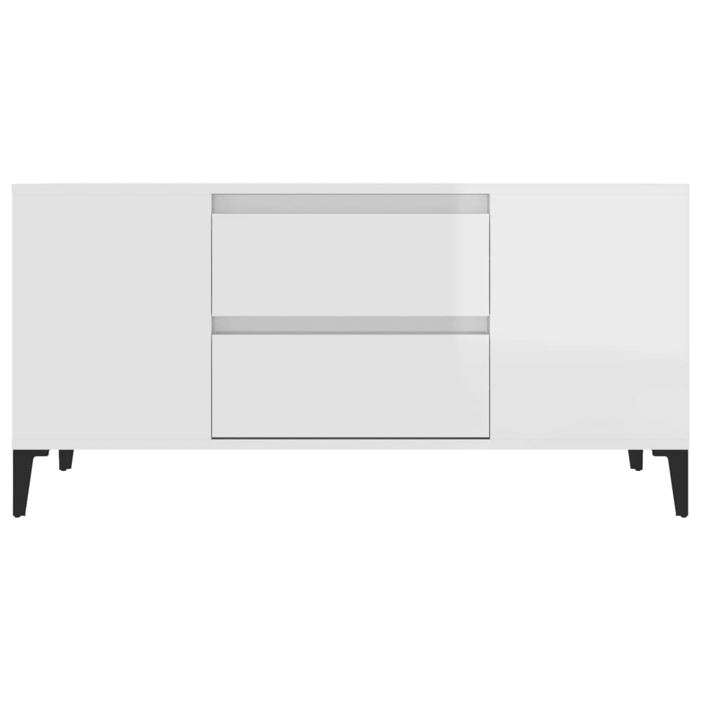Tv-Bänk 102X44,5X50 Cm Konstruerat Trä