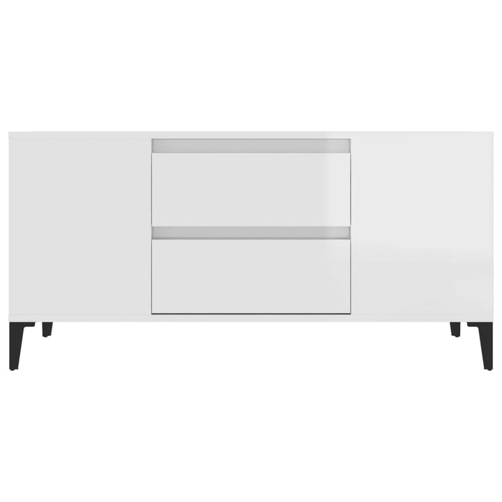 Tv-Bänk 102X44,5X50 Cm Konstruerat Trä