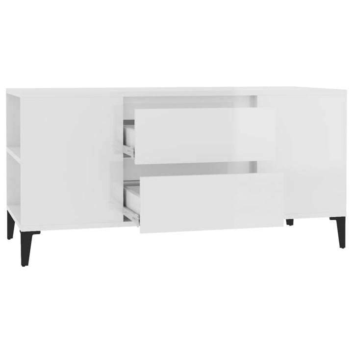 Tv-Bänk 102X44,5X50 Cm Konstruerat Trä