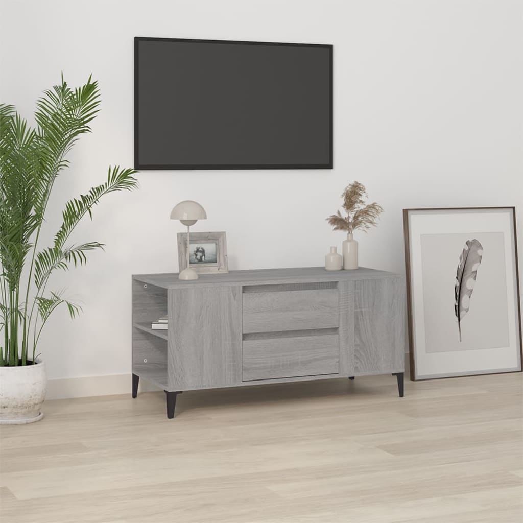 Tv-Bänk 102X44,5X50 Cm Konstruerat Trä