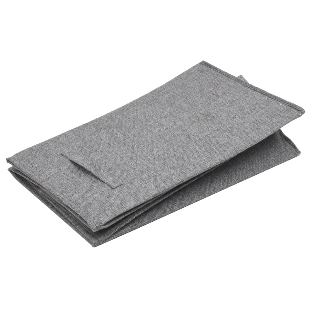 Vikbar Tvättkorg Grå 64,5X34,5X59 Cm Konstlinne