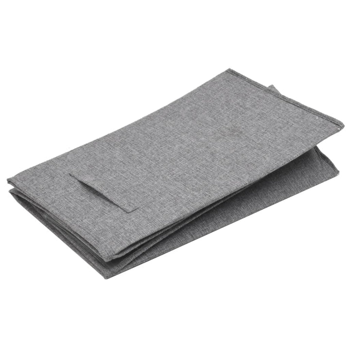 Vikbar Tvättkorg Grå 64,5X34,5X59 Cm Konstlinne