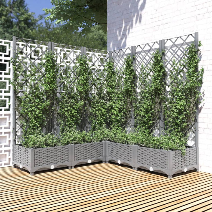 Trädgårdskruka Med Spaljé Pp