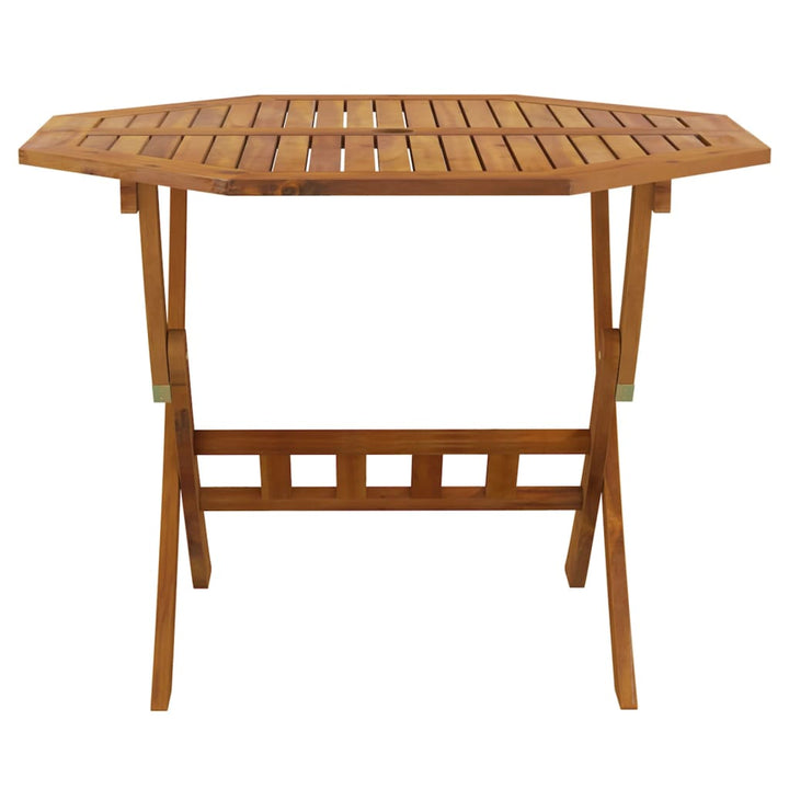 Hopfällbart Trädgårdsbord 90X75 Cm Massivt Akaciaträ
