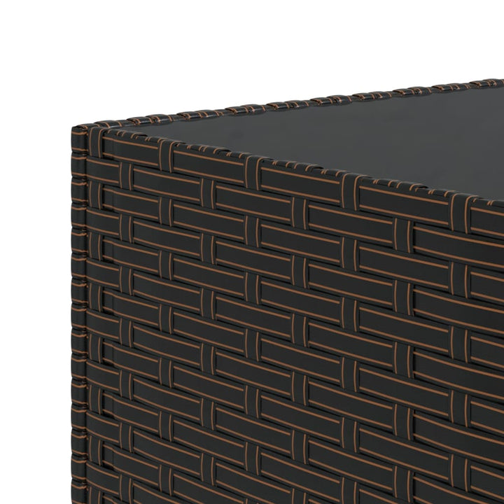 Loungebord Fyrkantigt 50X50X30 Cm Konstrotting