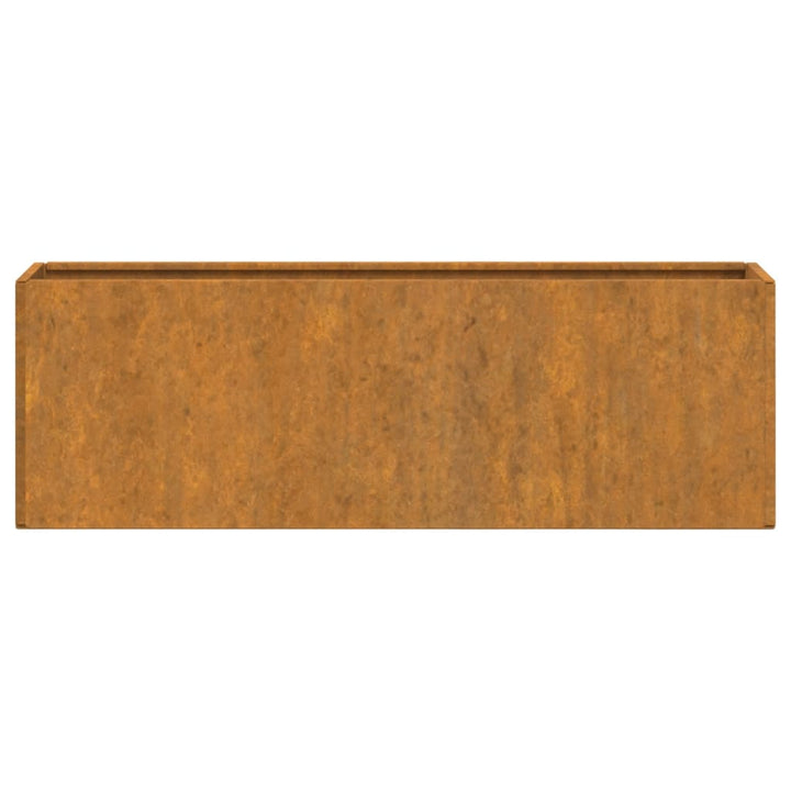Odlingslådor För Vägg 2 St Rosttrögt Stål 53X10X17 Cm