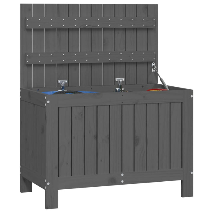 Dynbox Grå 76X42,5X54 Cm Massiv Furu