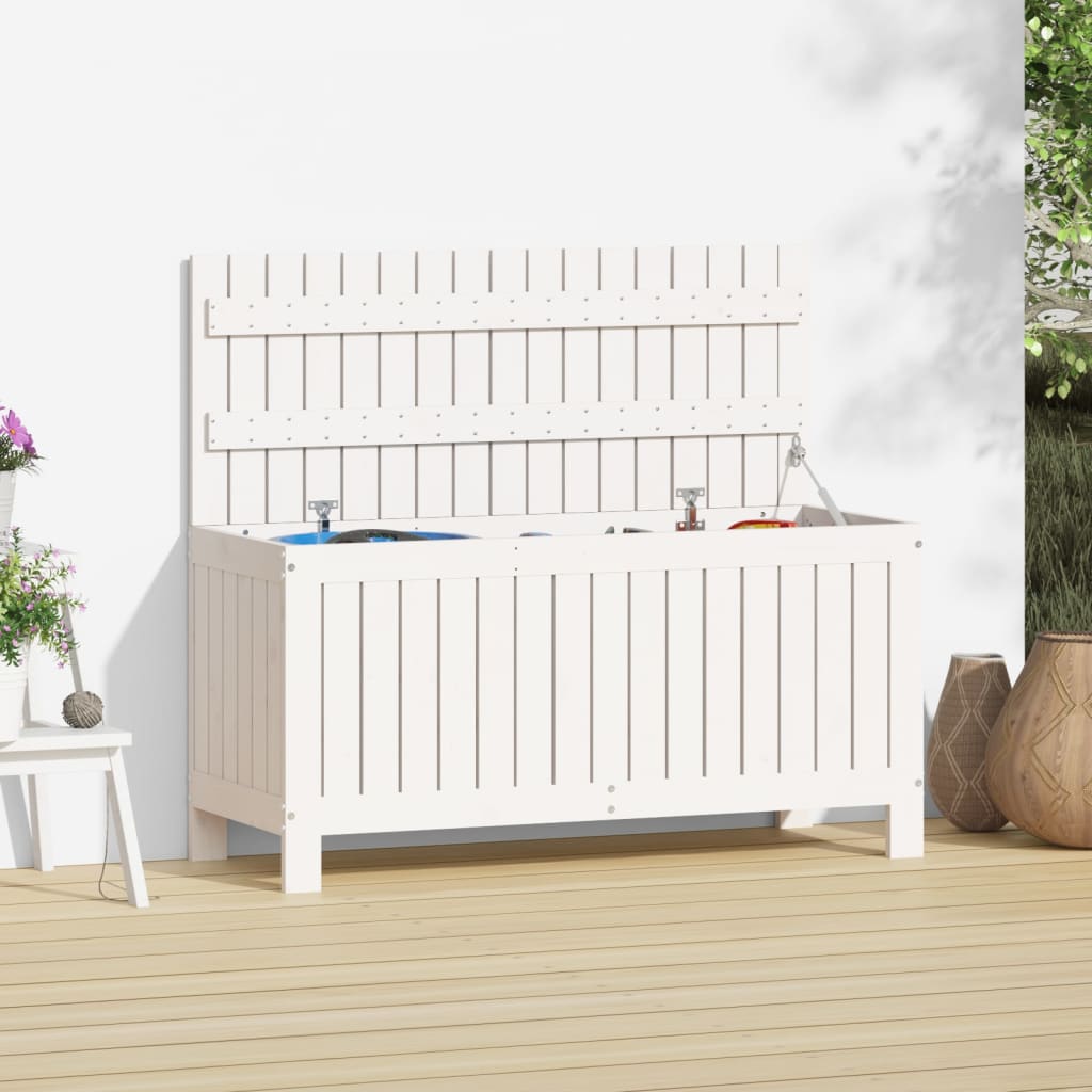 Dynbox Grå 76X42,5X54 Cm Massiv Furu