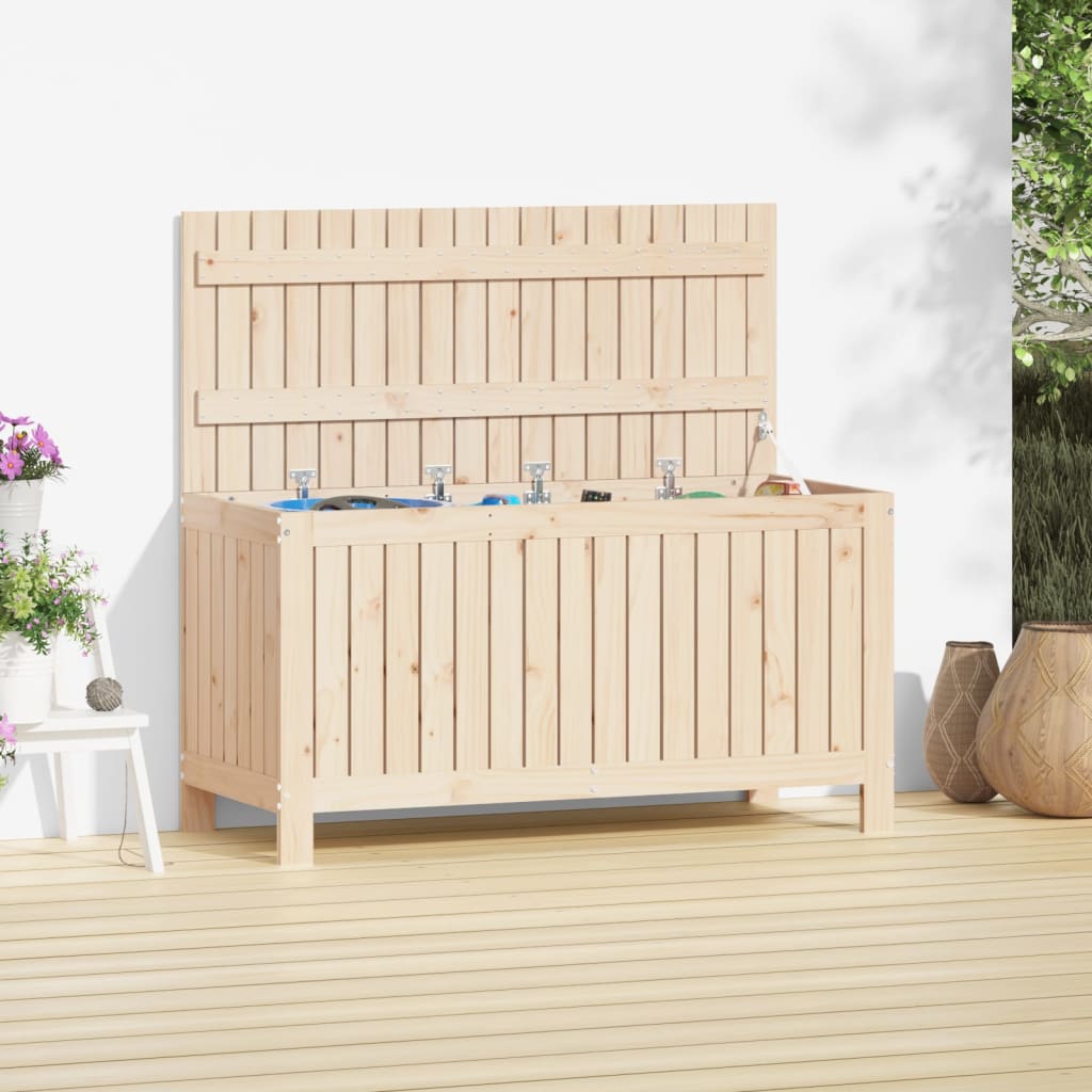 Dynbox Grå 76X42,5X54 Cm Massiv Furu