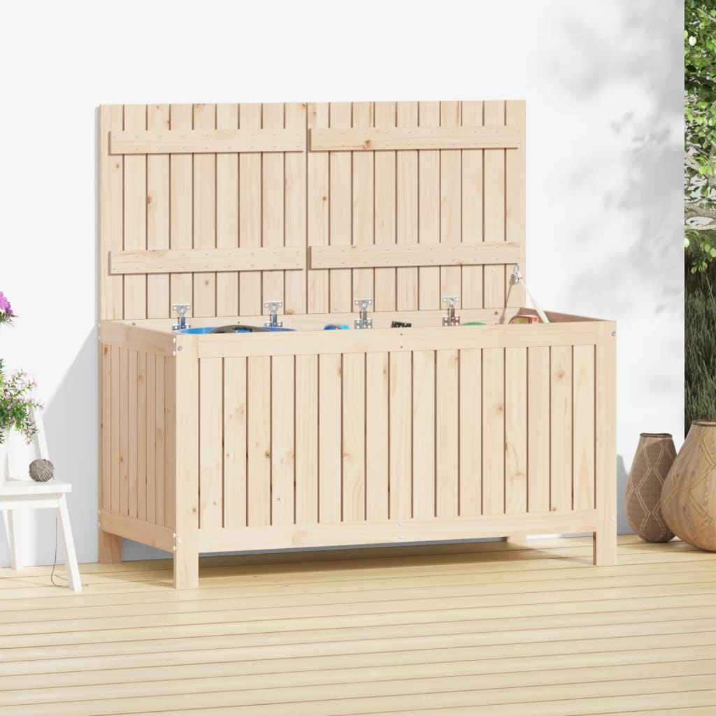 Dynbox Grå 76X42,5X54 Cm Massiv Furu