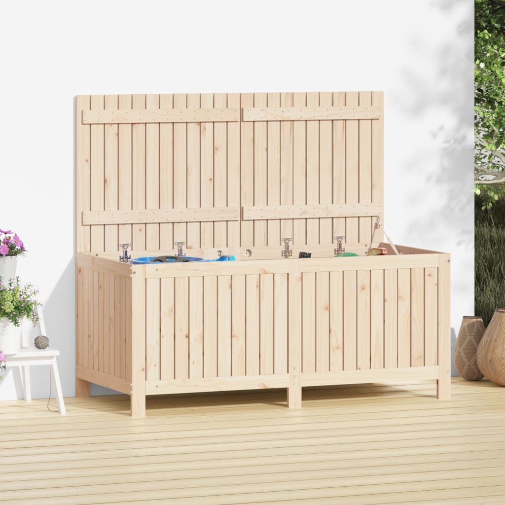 Dynbox Grå 76X42,5X54 Cm Massiv Furu
