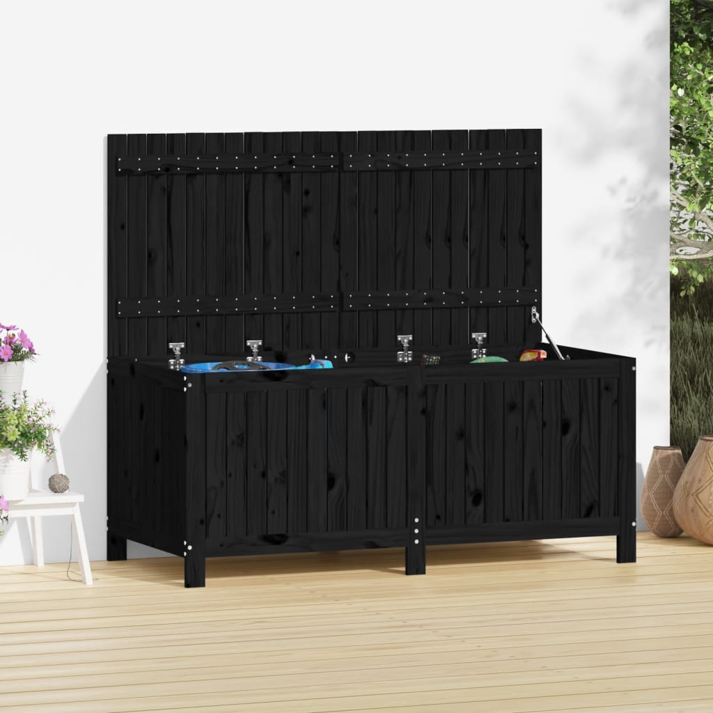 Dynbox Grå 76X42,5X54 Cm Massiv Furu