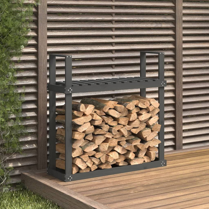 Vedställ Honungsbrun 110X35X108,5 Cm Massiv Furu