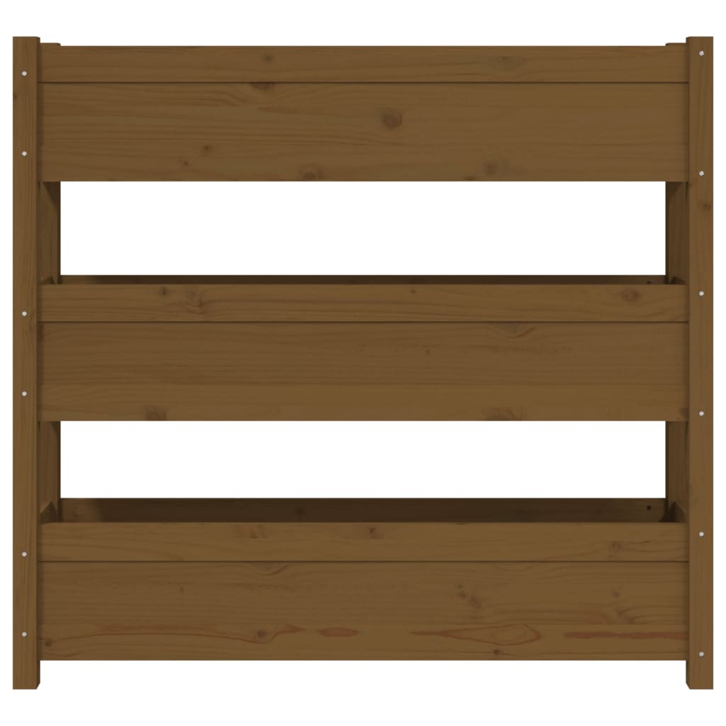 Odlingslåda 112X25X104,5 Cm Massiv Furu