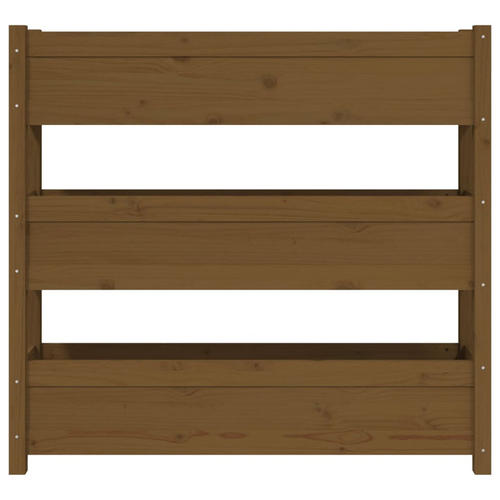 Odlingslåda 112X25X104,5 Cm Massiv Furu
