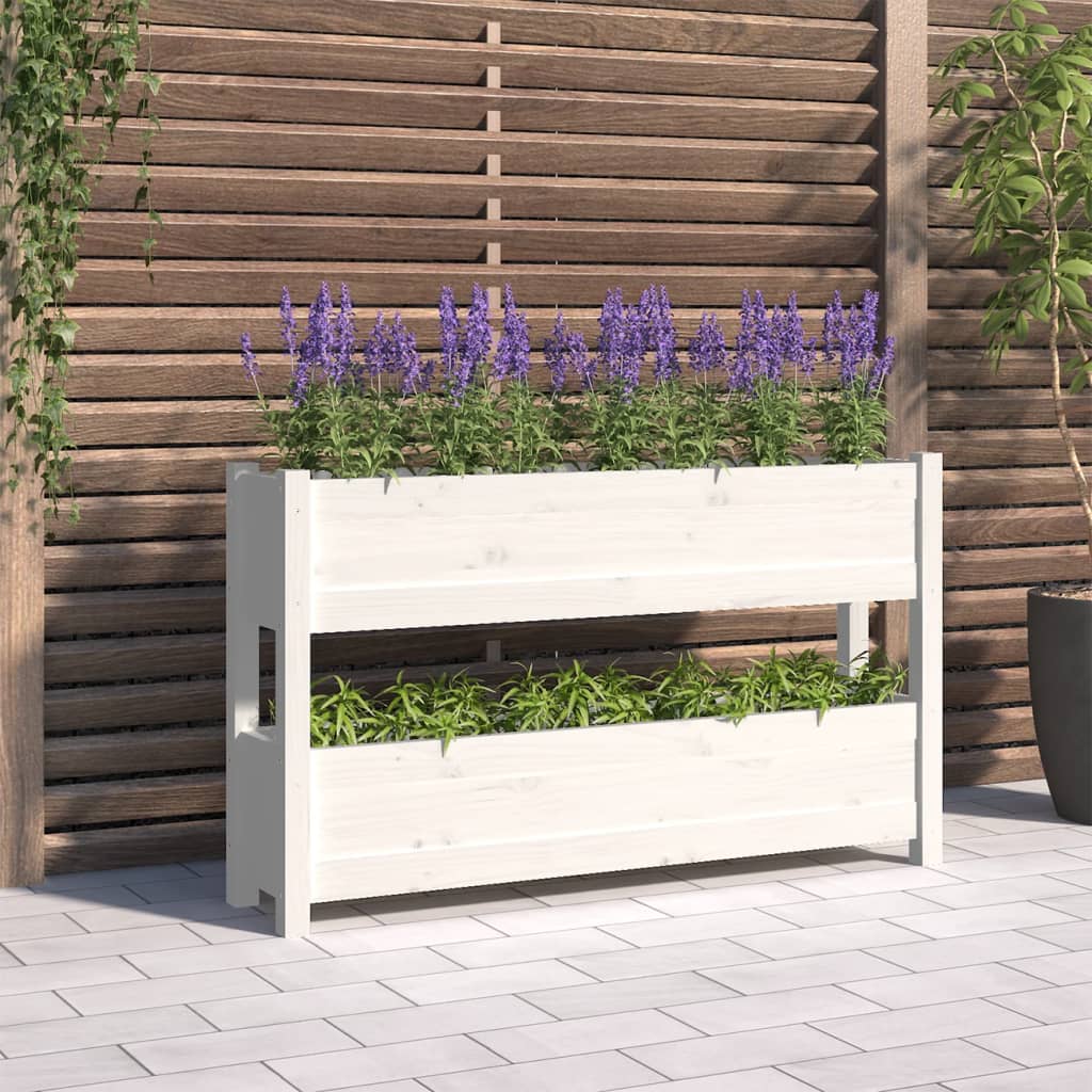 Odlingslåda 112X25X104,5 Cm Massiv Furu