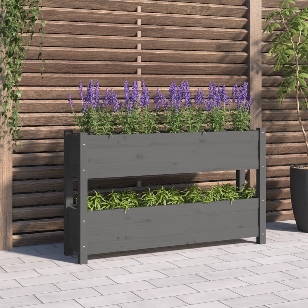 Odlingslåda 112X25X104,5 Cm Massiv Furu