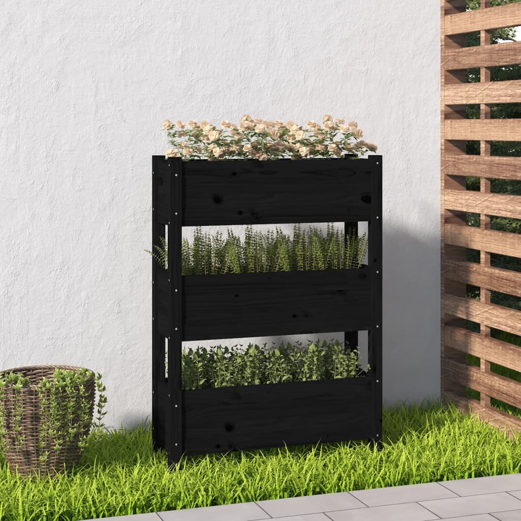 Odlingslåda 112X25X104,5 Cm Massiv Furu