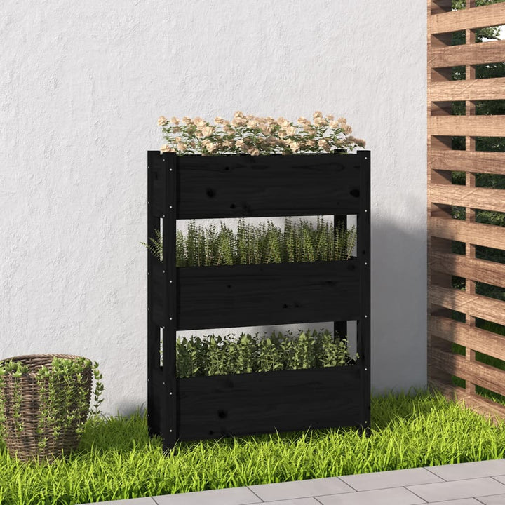 Odlingslåda 112X25X104,5 Cm Massiv Furu