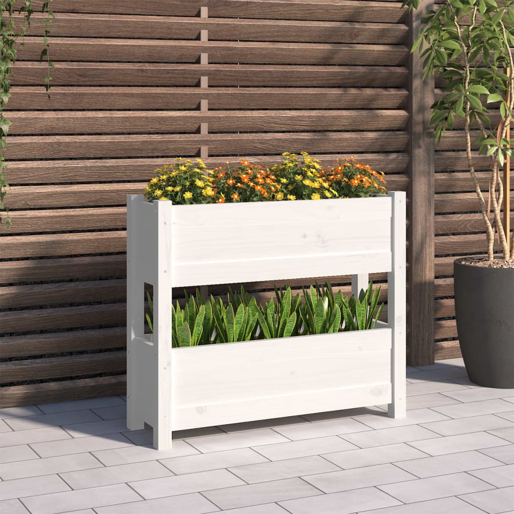 Odlingslåda 112X25X104,5 Cm Massiv Furu