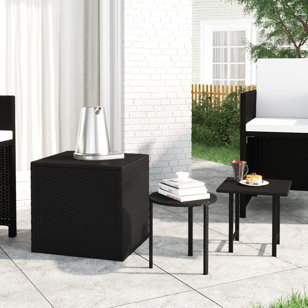 Sidobord 3 Delar Konstrotting