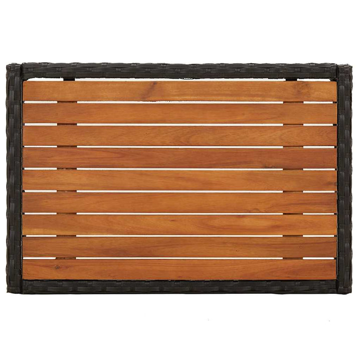 Trädgårdsstolar 2 St Med Bord Konstrotting