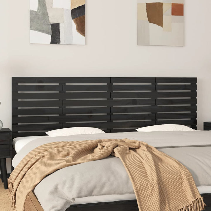Väggmonterad Huvudgavel 141X3X63 Cm Massiv Furu