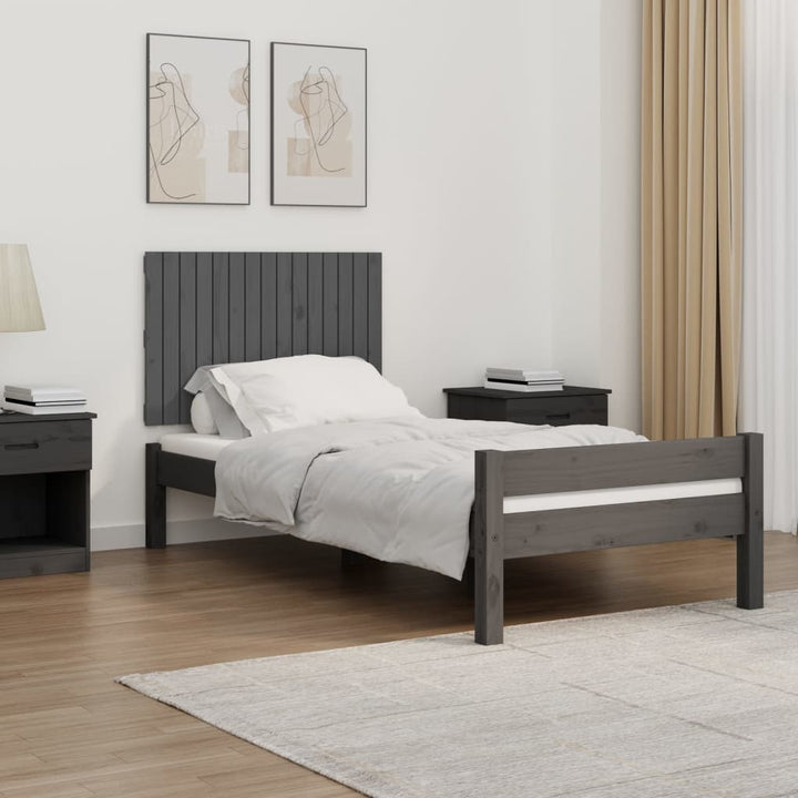 Väggmonterad Huvudgavel 82,5X3X60 Cm Massiv Furu