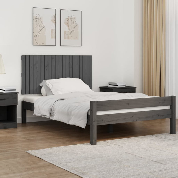 Väggmonterad Huvudgavel 82,5X3X60 Cm Massiv Furu