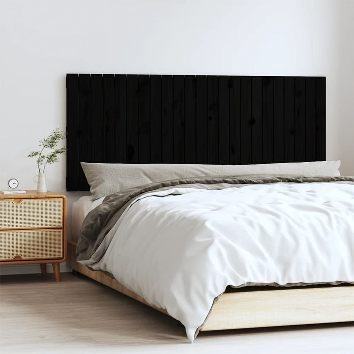 Väggmonterad Huvudgavel 82,5X3X60 Cm Massiv Furu