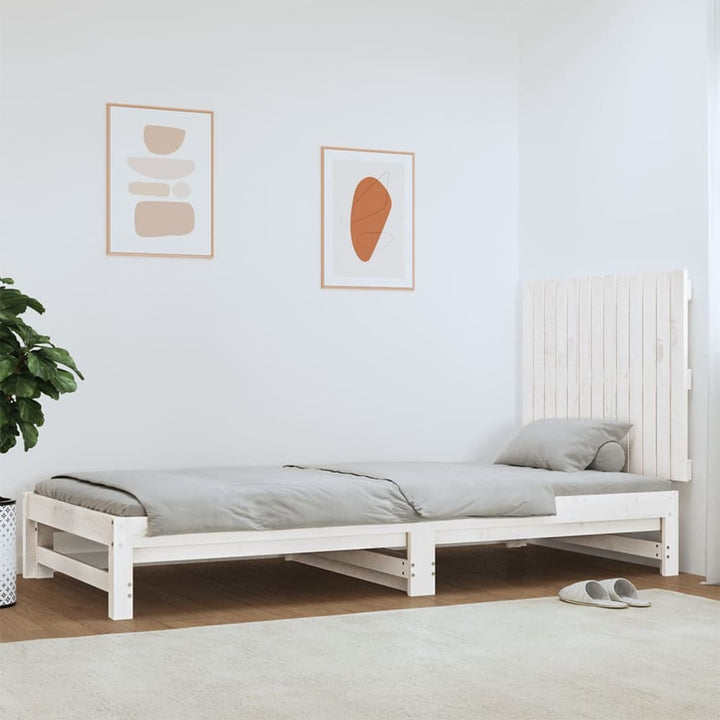 Väggmonterad Huvudgavel 82,5X3X60 Cm Massiv Furu