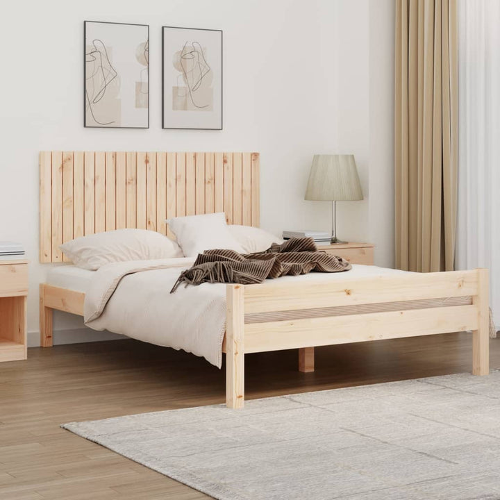 Väggmonterad Huvudgavel 82,5X3X60 Cm Massiv Furu