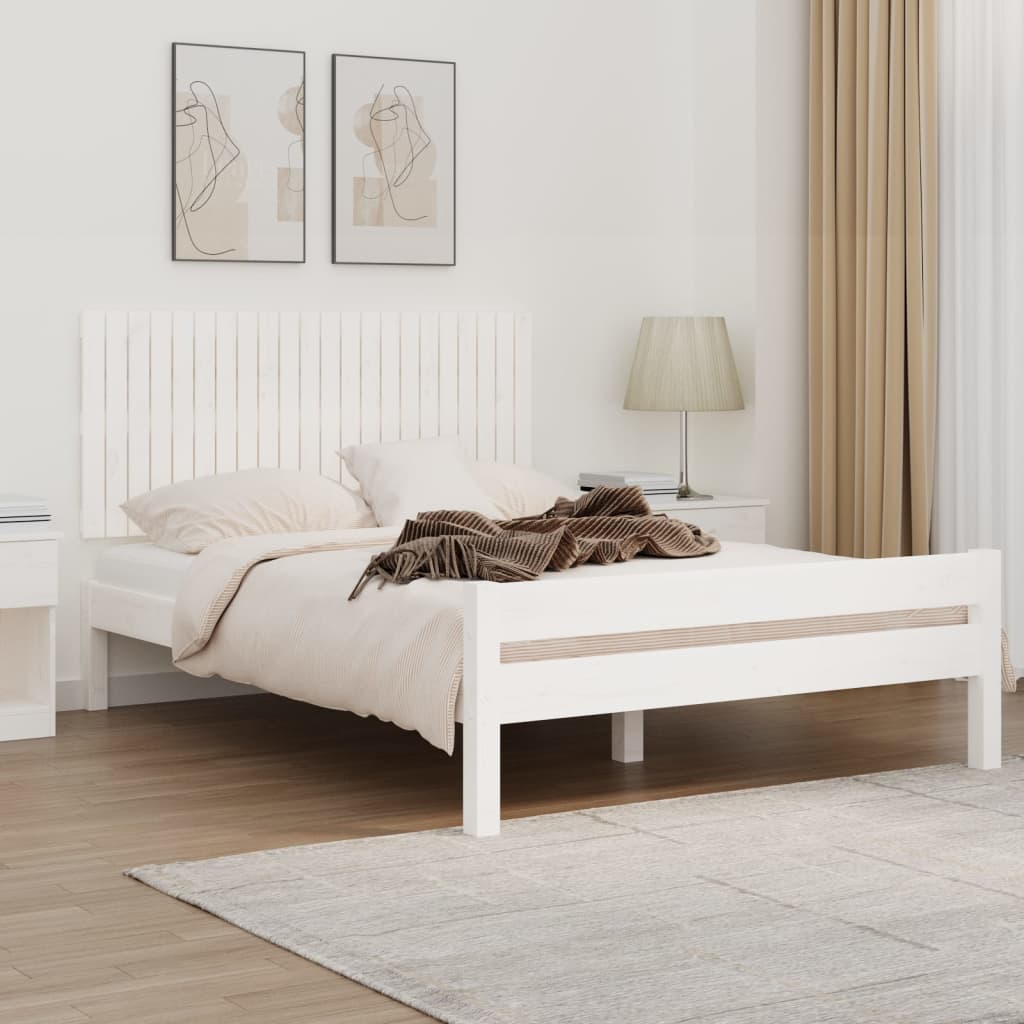 Väggmonterad Huvudgavel 82,5X3X60 Cm Massiv Furu