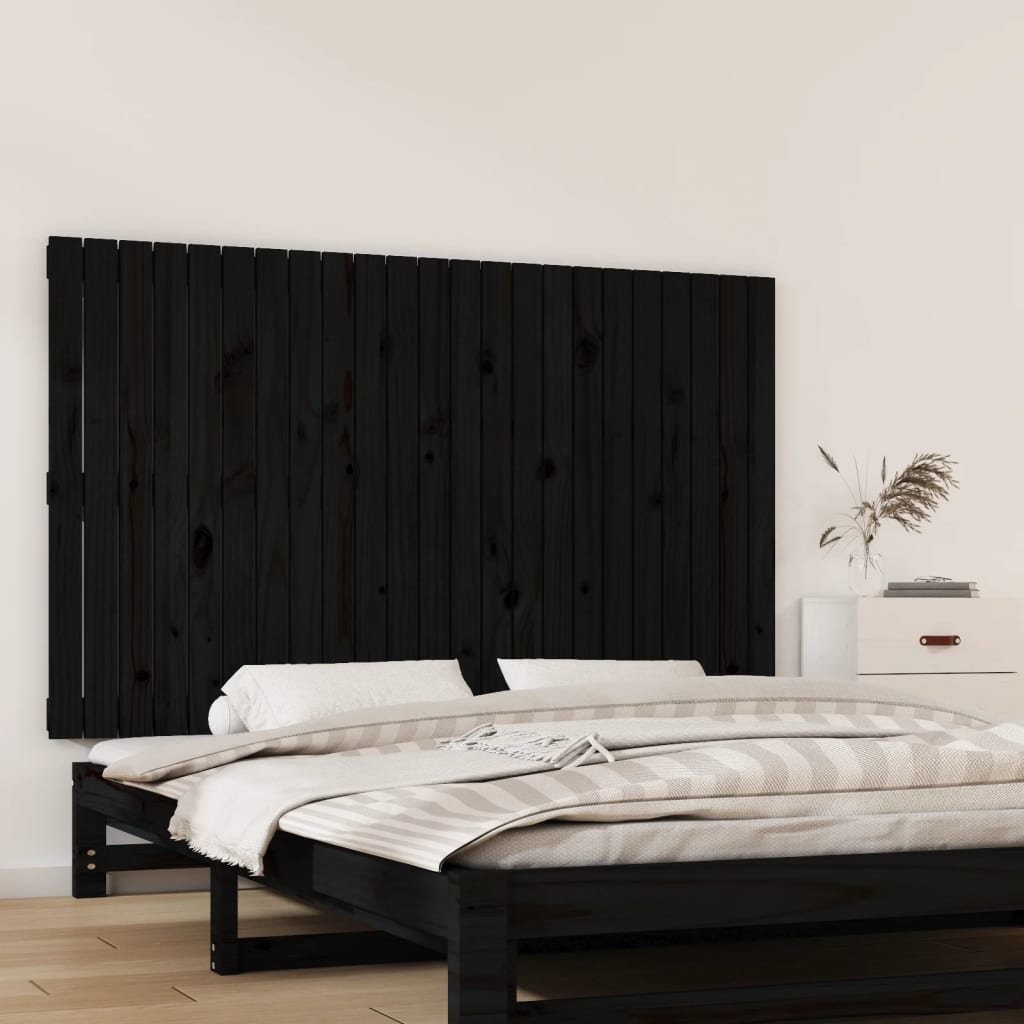 Väggmonterad Huvudgavel 82,5X3X60 Cm Massiv Furu