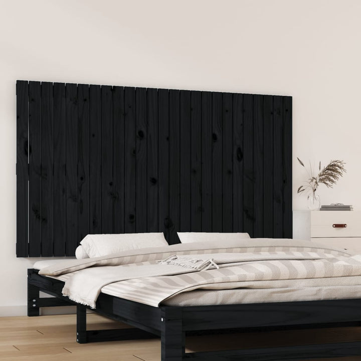 Väggmonterad Huvudgavel 82,5X3X60 Cm Massiv Furu