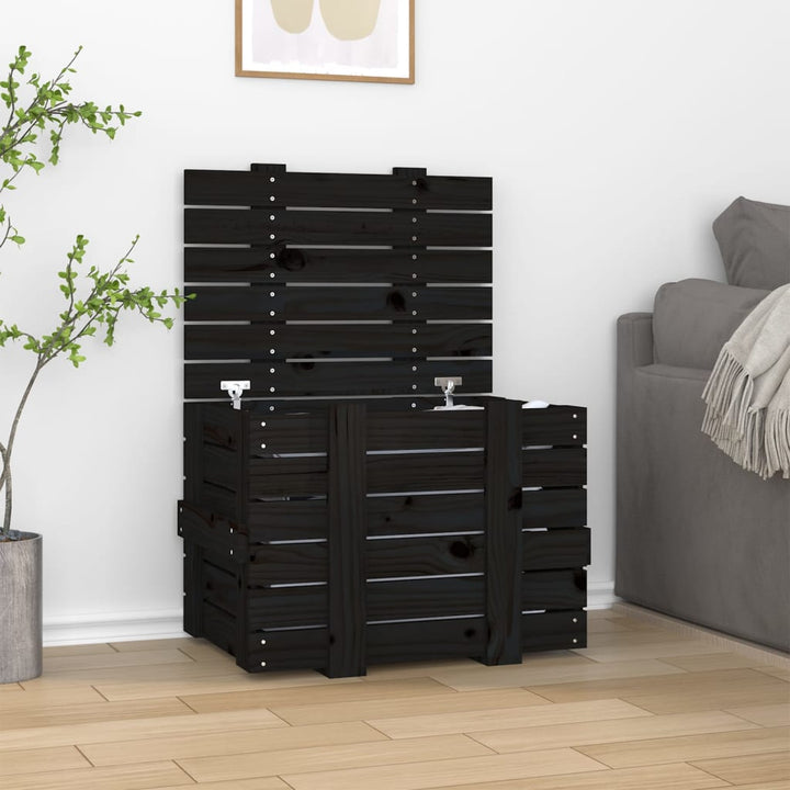 Förvaringslåda 91X40,5X42 Cm Massiv Furu