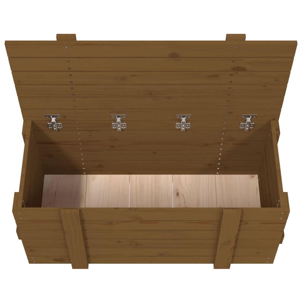 Förvaringslåda 91X40,5X42 Cm Massiv Furu
